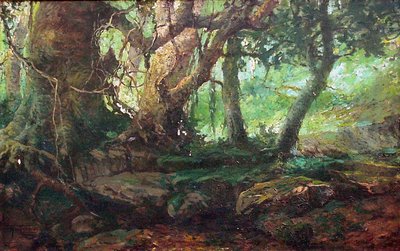 Hjemland Aften af Antonio Parreiras